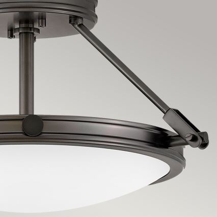 Hinkley - Uz virsmas montējama griestu lustra COLLIER, 3xE14/40W/230V, Ø 41,7 cm, melna