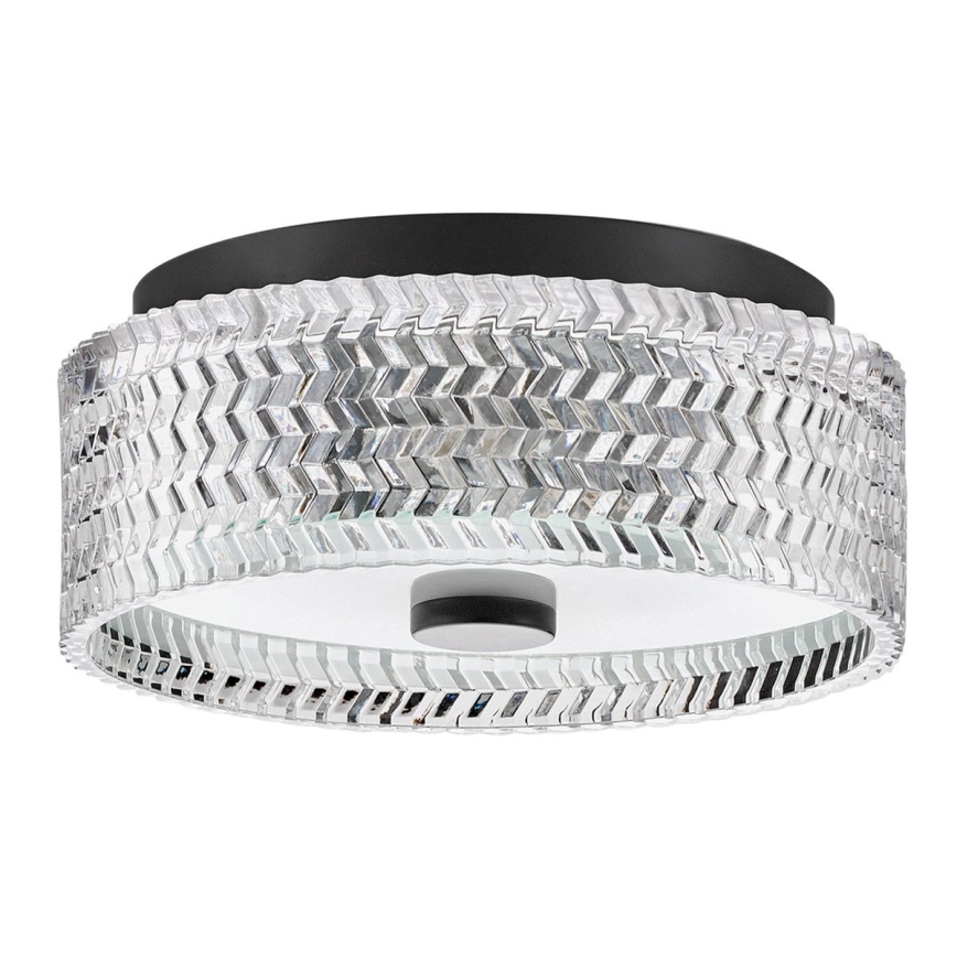 Hinkley - Griestu lampa ELLE 2xE27/60W/230V d. 30,5 cm melna