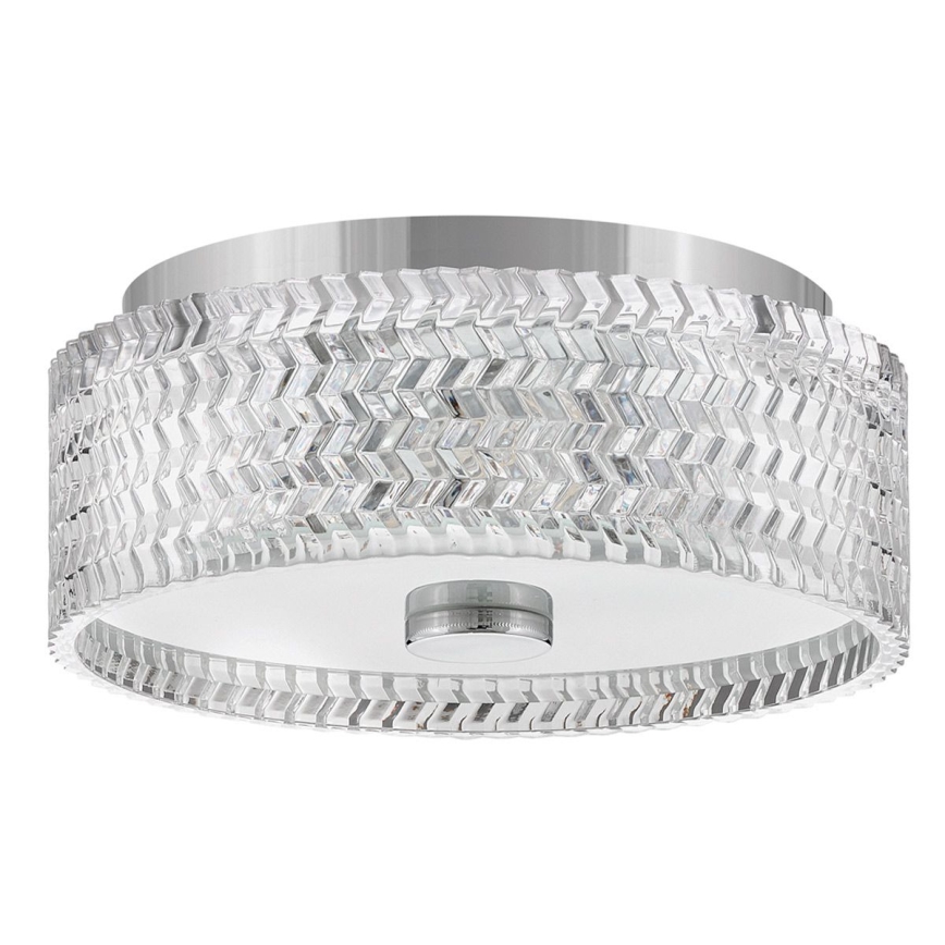 Hinkley Griestu lampa ELLE 2xE27/60W/230V d. 30,5 cm spīdīgi hromēts