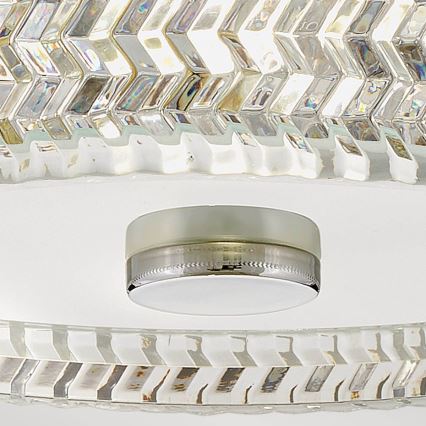 Hinkley Griestu lampa ELLE 2xE27/60W/230V d. 30,5 cm spīdīgi hromēts