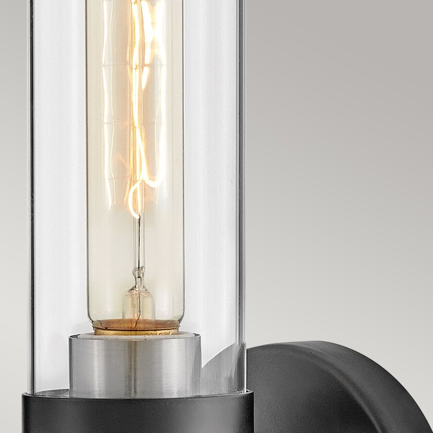 Hinkley - Vannas istabas sienas gaismeklis ELLISON 2xE27/40W/230V IP44 melns