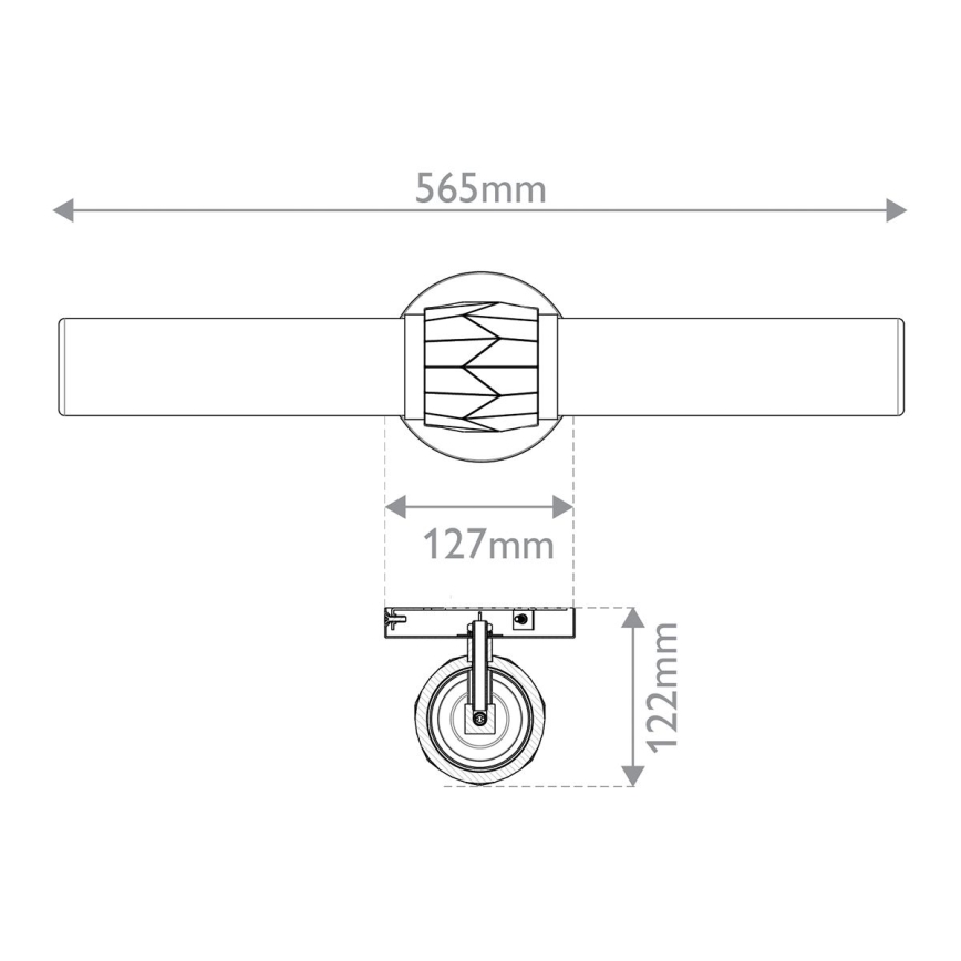 Hinkley - Vannas istabas sienas lampa ELLISON 2xE27/40W/230V IP44 zelta