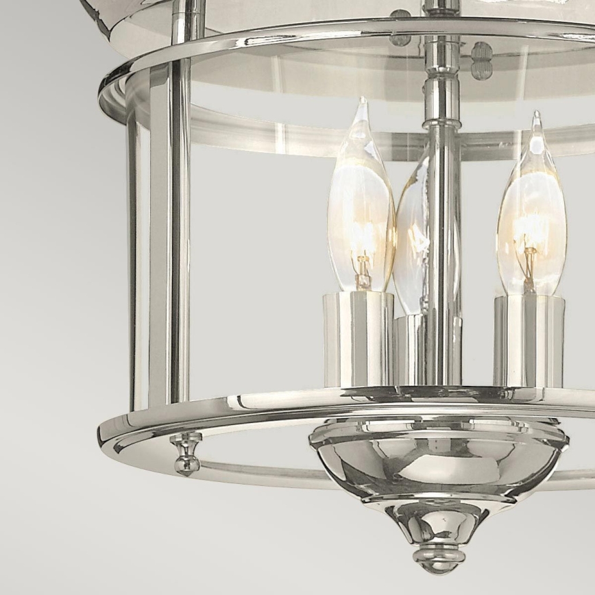 Hinkley - Griestu lampa GENTRY 3xE14/40W/230V spīdīgi hromēts