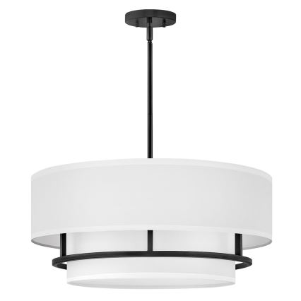 Hinkley - Virsmas montējamais griestu lustrs GRAHAM 4xE14/40W/230V melns