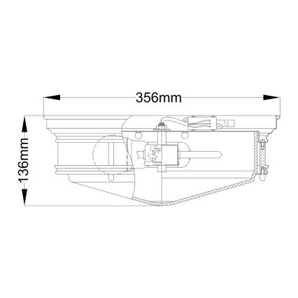Hinkley - Griestu lampa HADLEY 3xE27/40W/230V spīdīgi hromēts