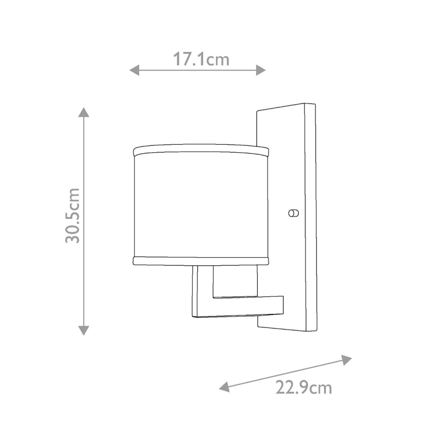 Hinkley - Sienas gaismeklis HAMPTON 1xE27/60W/230V zelta krāsā