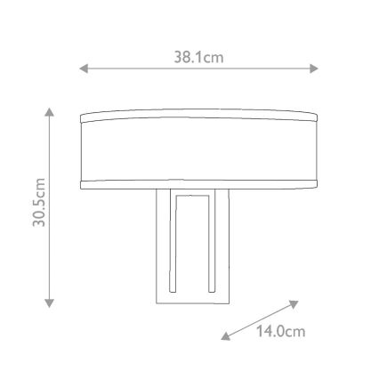 Hinkley - sienas gaismeklis HAMPTON 2xE14/40W/230V zelta krāsā