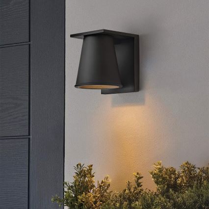 Hinkley - LED Āra sienas lampa HANS 1xGU10/8W/230V IP44 melna