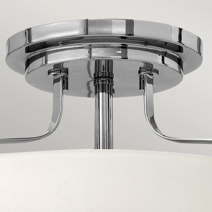 Hinkley - Piestiprināms griestu lustrs HARPER 3xE27/60W/230V Ø 36,6 cm spīdīgs hroms