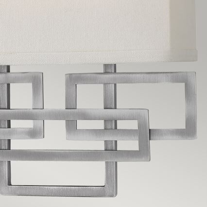 Hinkley - Sienas lampa LANZA 2xE14/60W/230V matēts hroms