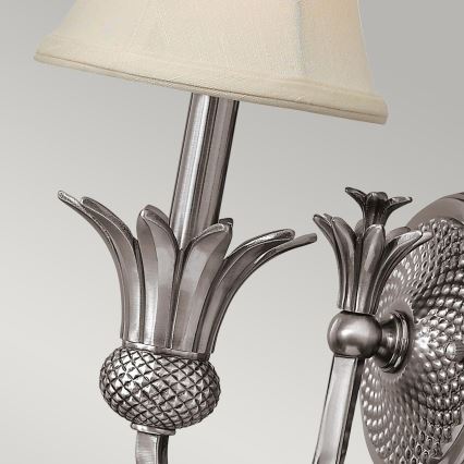 Hinkley - Sienas lampa PLANTATION 1xE14/40W/230V matēts hroms