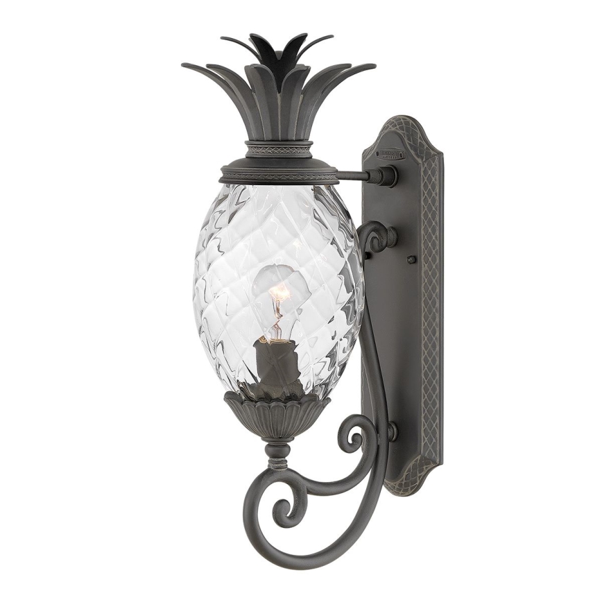Hinkley - Sienas lampa PLANTATION 1xE27/40W/230V melna