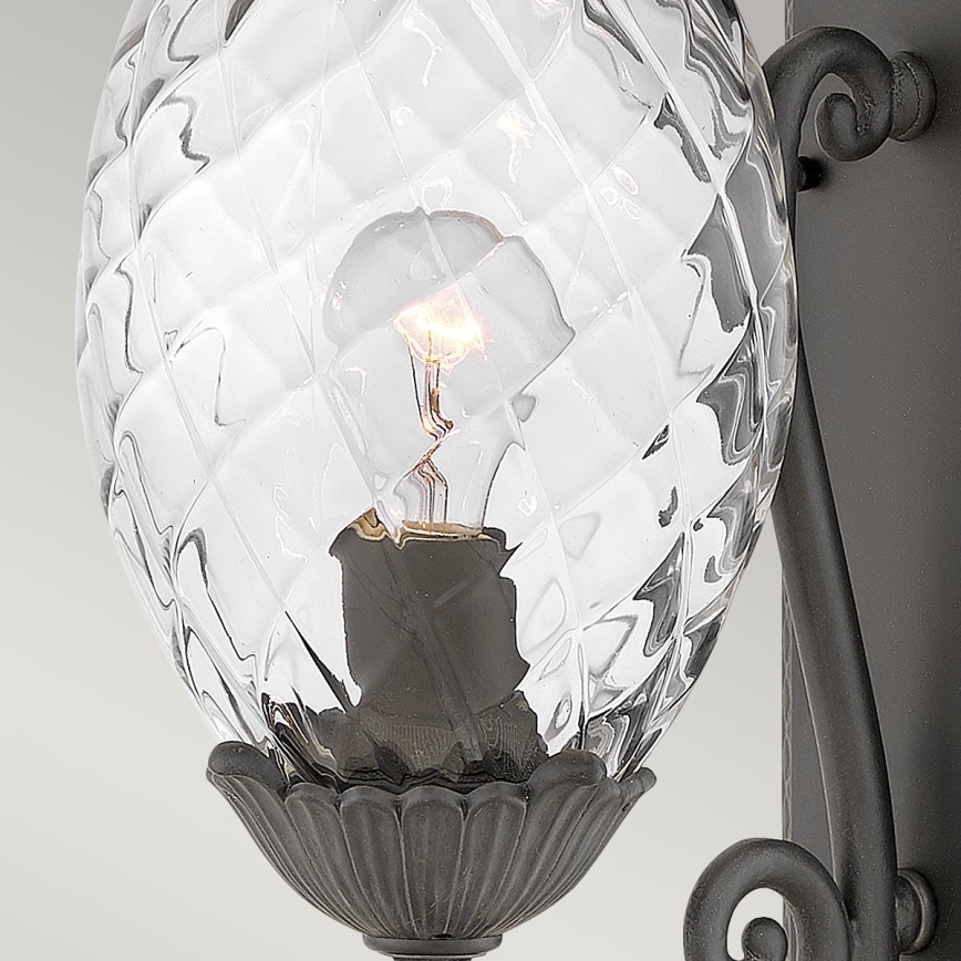 Hinkley - Sienas lampa PLANTATION 1xE27/40W/230V melna