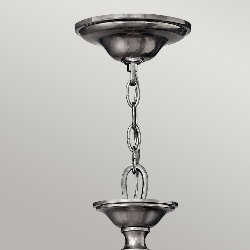 Hinkley - Lustra ar ķēdi SUSSEX 5xE14/40W/230V matēts hroms