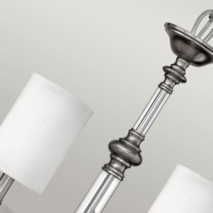 Hinkley - Lustra uz ķēdes SUSSEX 9xE14/40W/230V matēts hroms