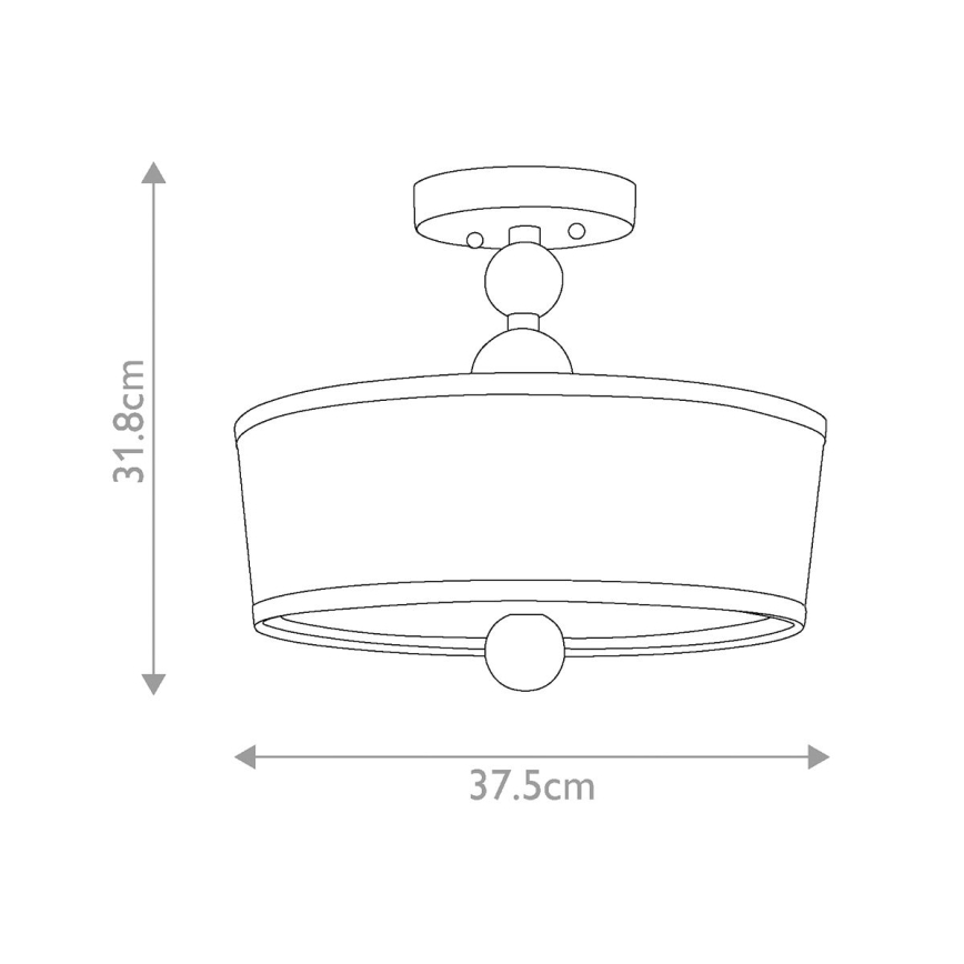 Hinkley - Griestu lampa ZELDA 3xE27/60W/230V glancēts hroms