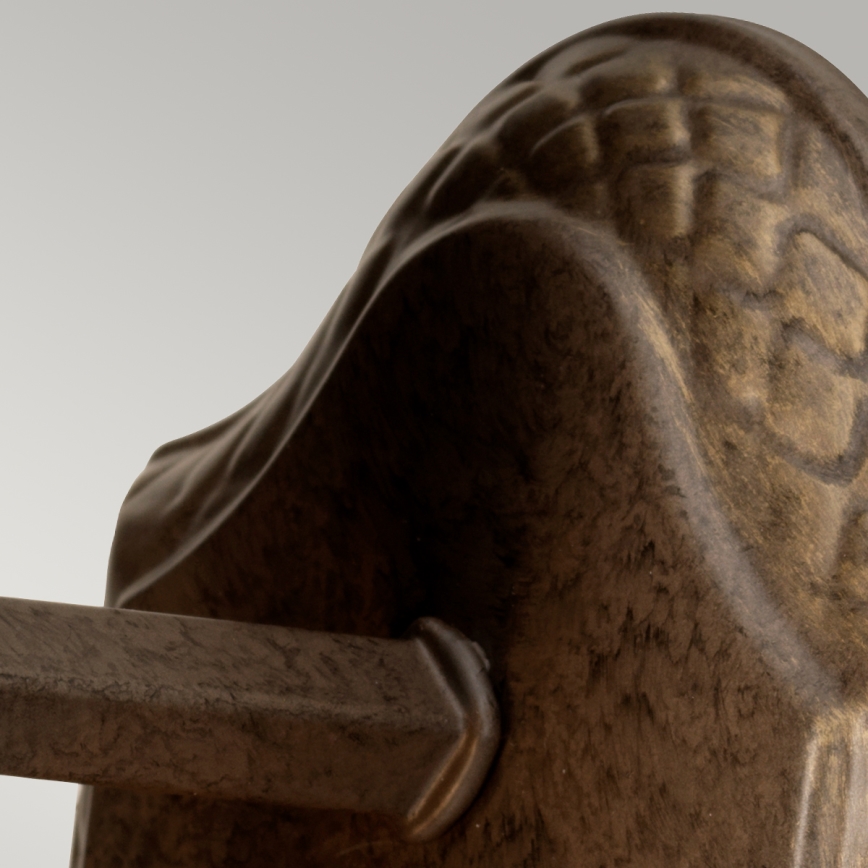 Hinkley - LED Vannas istabas sienas lampa PLANTATION 1xG9/3W/230V IP44 bronzas