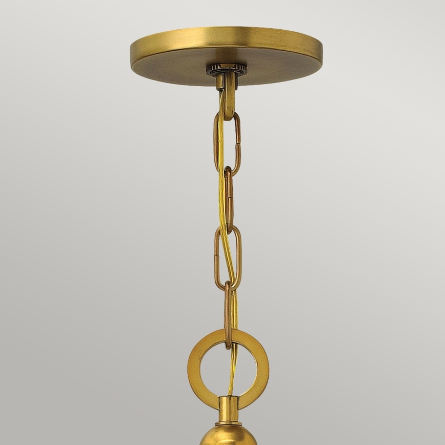 Hinkley - Lustra ar ķēdi ZELDA 3xE27/60W/230V misiņa