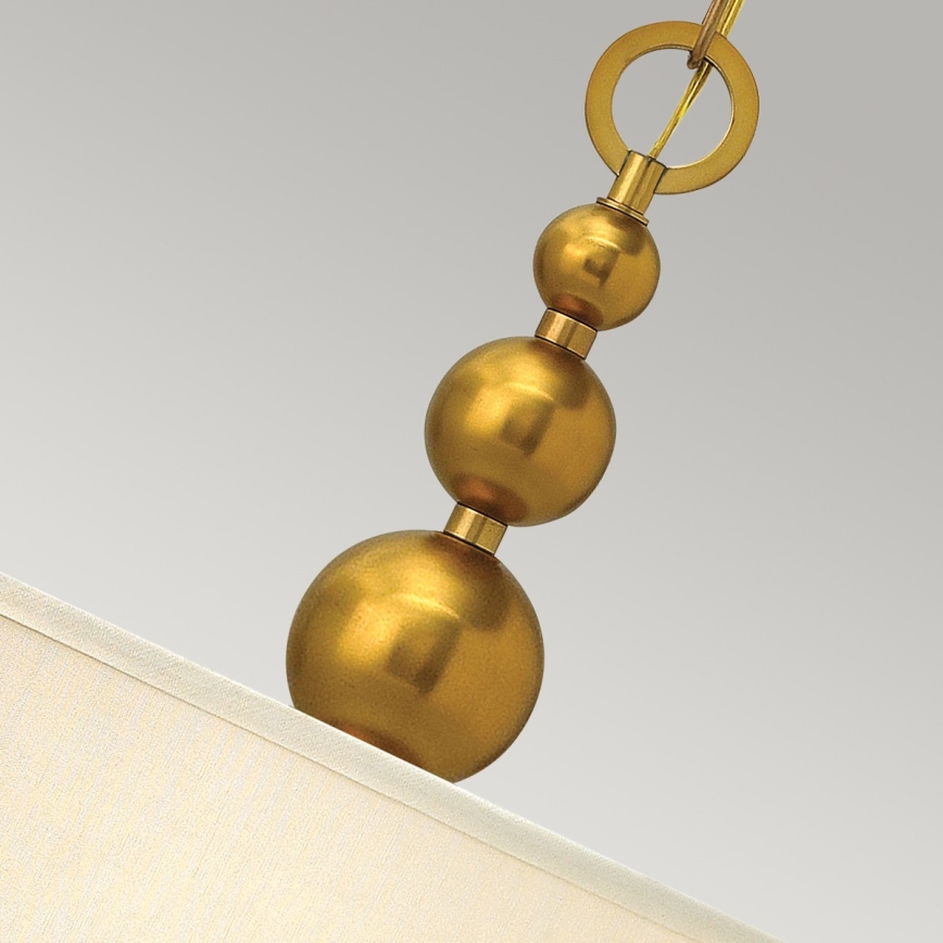 Hinkley - Lustra ar ķēdi ZELDA 3xE27/60W/230V misiņa