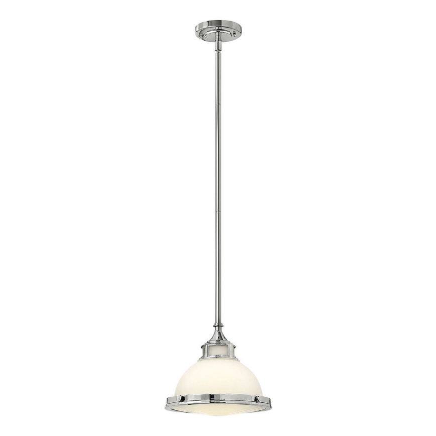 Hinkley - Lustra ar stieni AMELIA 1xE27/60W/230V spīdīgi hromēts