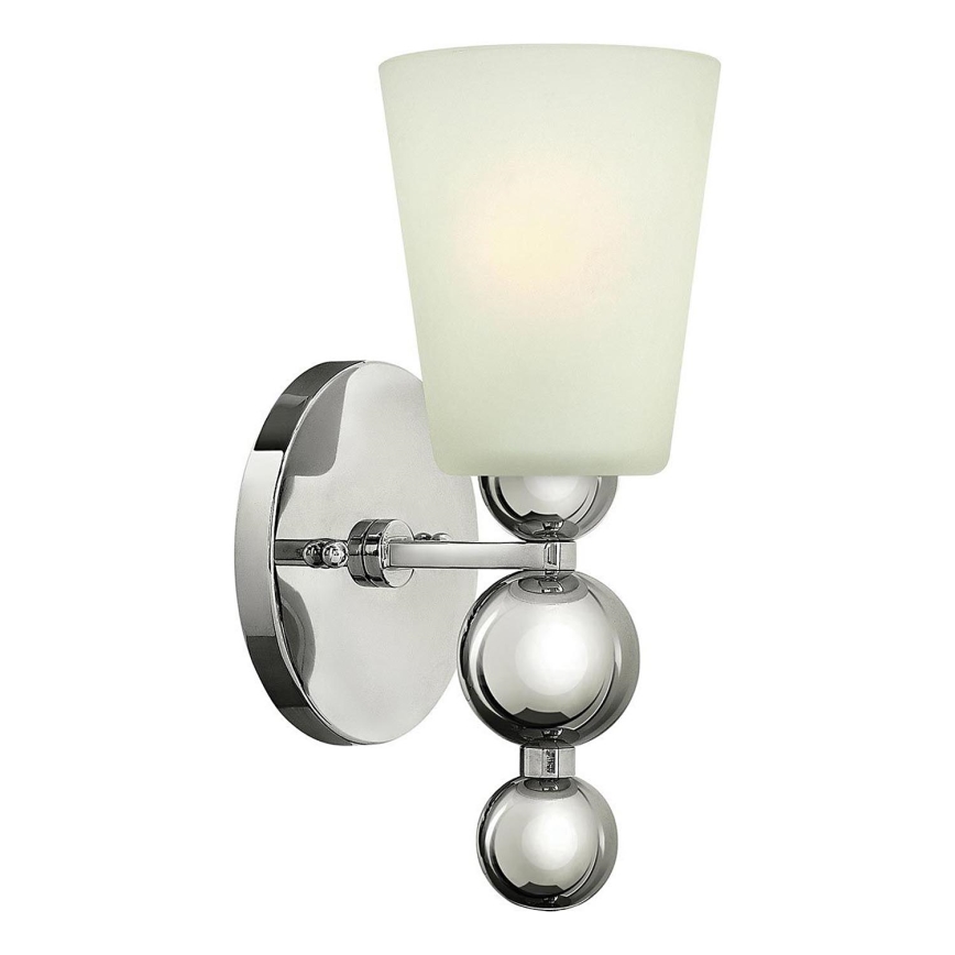 Hinkley - Sienas gaismeklis ZELDA 1xE27/60W/230V spīdīga hroma apdare