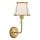 Hinkley - Sienas lampa CLARKE 1xE27/40W/230V misiņš/balta