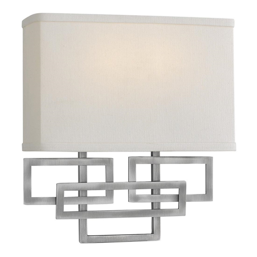 Hinkley - Sienas lampa LANZA 2xE14/60W/230V matēts hroms