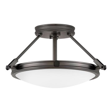 Hinkley - Uz virsmas montējama griestu lustra COLLIER, 3xE14/40W/230V, Ø 41,7 cm, melna