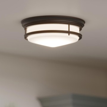 Hinkley - Vannas istabas griestu gaismeklis HADLEY 3xE27/40W/230V IP44 bronzas krāsa