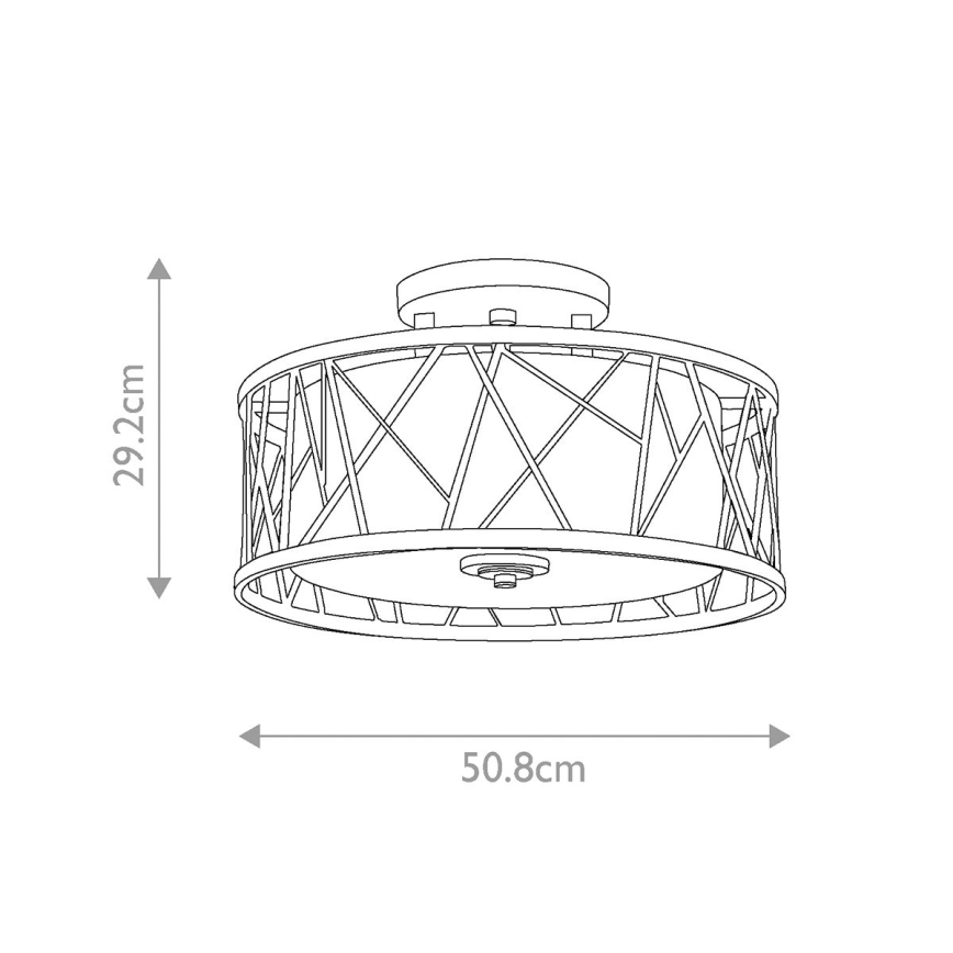 Hinkley - Virsapmetuma lustra NEST 3xE27/75W/230V zeltaina