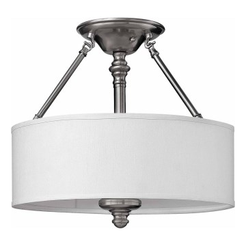 Hinkley - Virsmas piestiprināma griestu lustra SUSSEX 3xE27/60W/230V matēts hroms