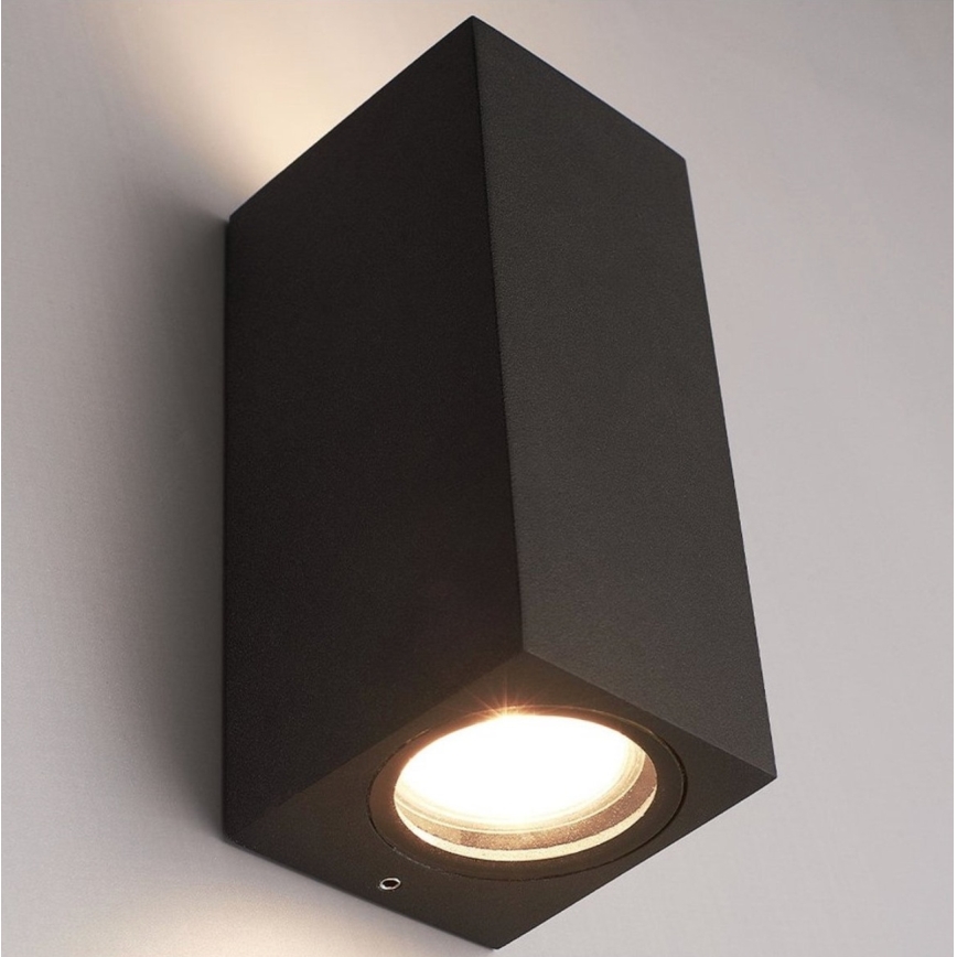 HÖFFTECH - Āra sienas gaismeklis 2xGU10/35W/230V IP65