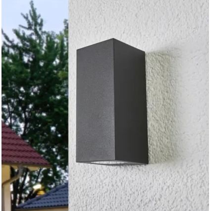 HÖFFTECH - Āra sienas gaismeklis 2xGU10/35W/230V IP65