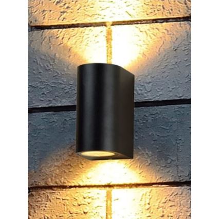 HÖFFTECH - Āra sienas gaismeklis 2xGU10/35W/230V IP65