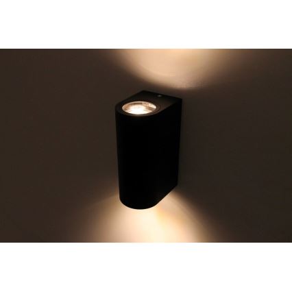 HÖFFTECH - Āra sienas gaismeklis 2xGU10/35W/230V IP65