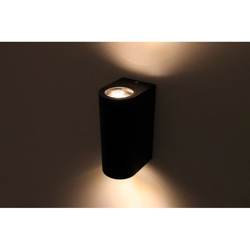 HÖFFTECH - Āra sienas gaismeklis 2xGU10/35W/230V IP65