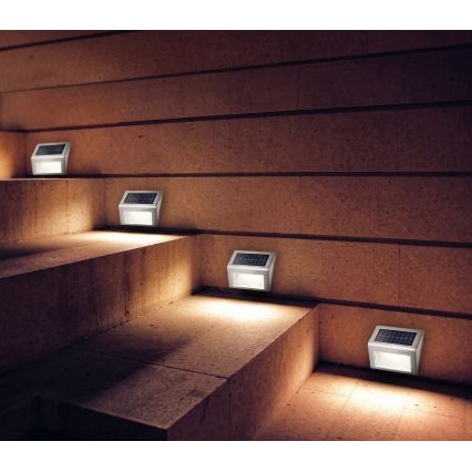 HÖFFTECH - komplekts 2x LED saules sienas gaismeklis LED/1,2 V 400 mAh IP44