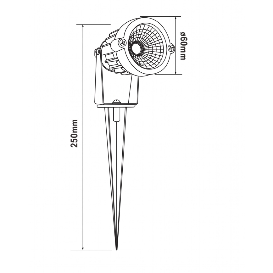 HÖFFTECH - LED āra lampa LED/5W/230V IP65