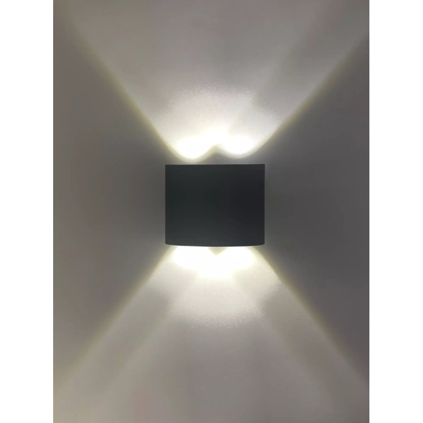 HÖFFTECH - LED āra sienas gaismeklis UP&DOWN 4xLED/1W/230V IP65