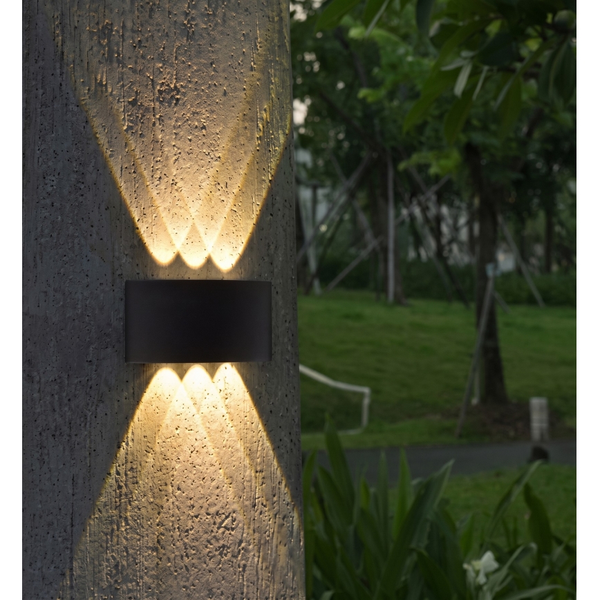 HÖFFTECH - LED āra sienas gaismeklis UP&DOWN 6xLED/1W/230V IP65