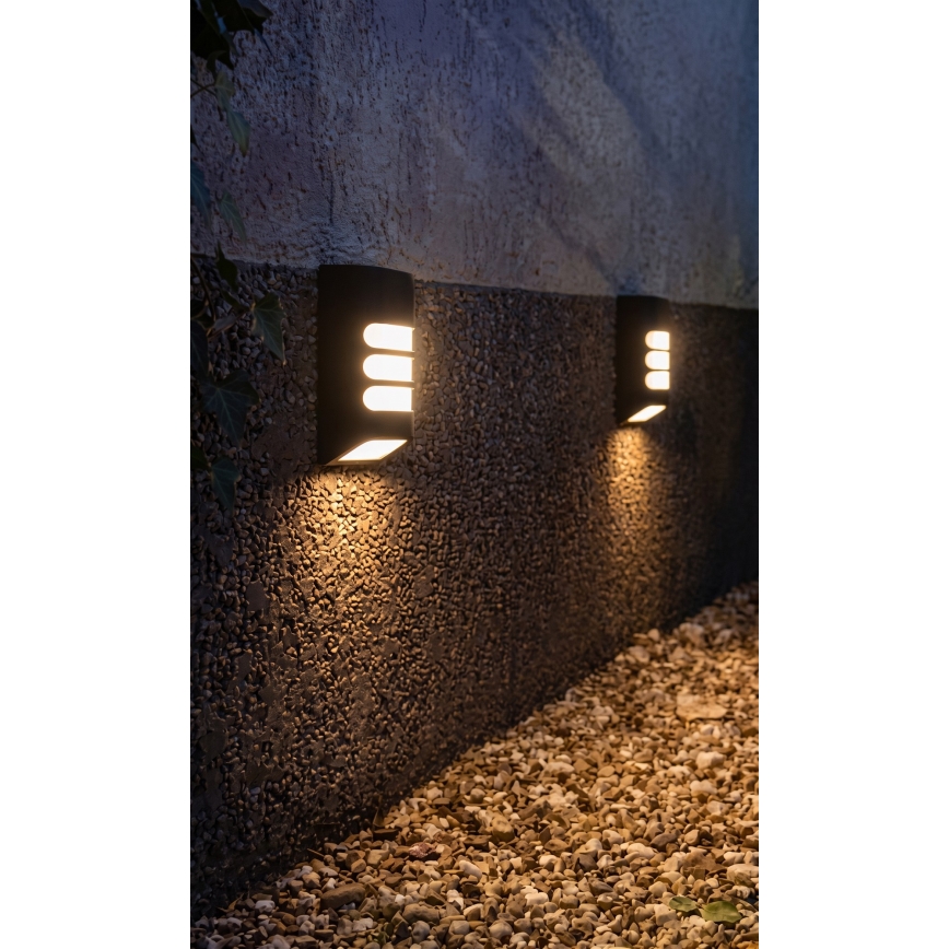 HÖFFTECH - LED saules sienas gaismeklis LED/1,2V 200 mAh IP44