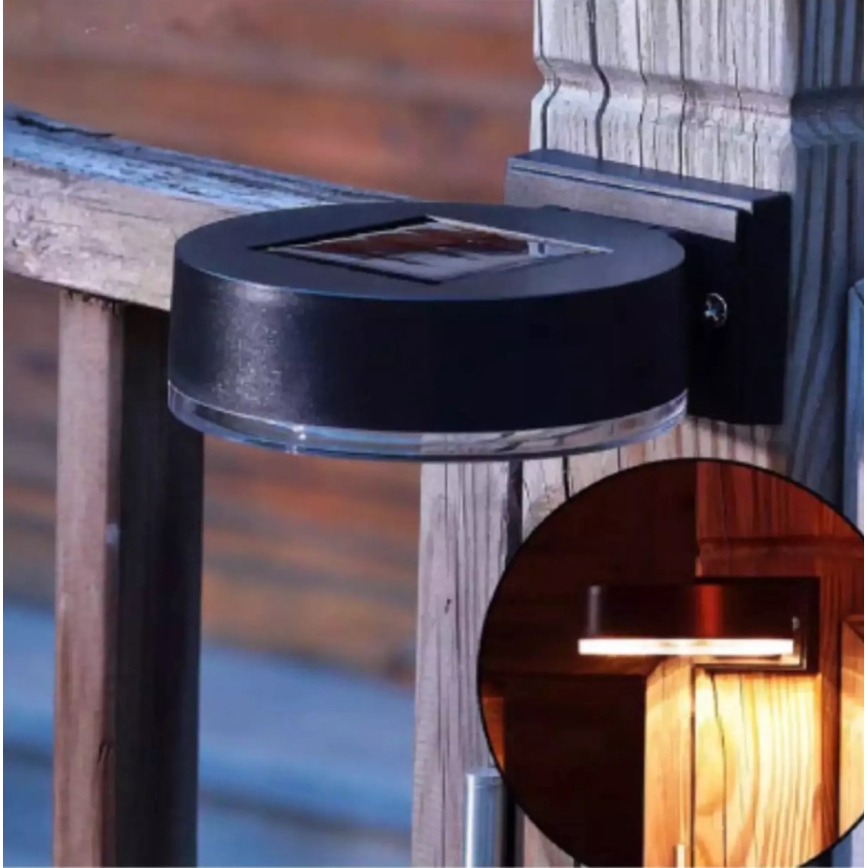 HÖFFTECH - LED saules sienas lampa LED/1,2V 600 mAh IP44