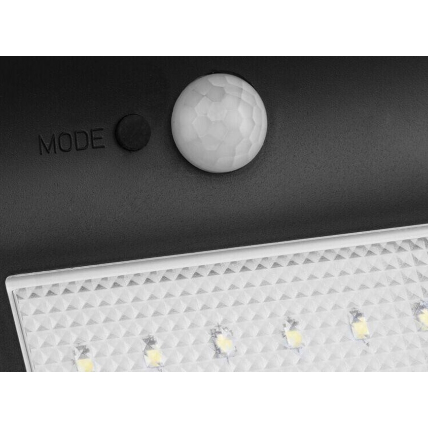 HÖFFTECH - LED saules sienas lampa ar kustības un krēslas sensoru LED/3,7V 2200 mAh IP44