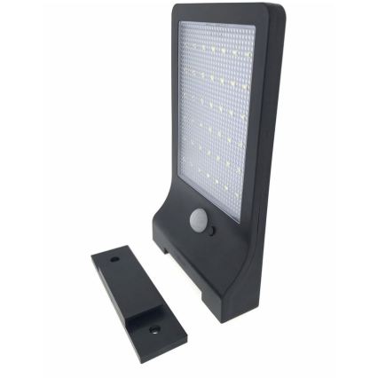 HÖFFTECH - LED saules sienas lampa ar kustības un krēslas sensoru LED/3,7V 2200 mAh IP44