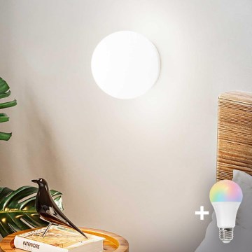 Ideal Lux 59815 - LED RGBW Regulējams sienas gaismeklis MAPA 1xE27/9W/230V 2700-6500K