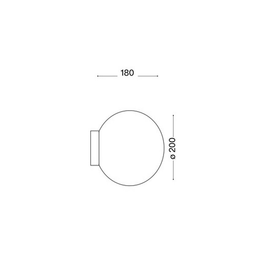 Ideal Lux 59815 - LED RGBW Regulējams sienas gaismeklis MAPA 1xE27/9W/230V 2700-6500K