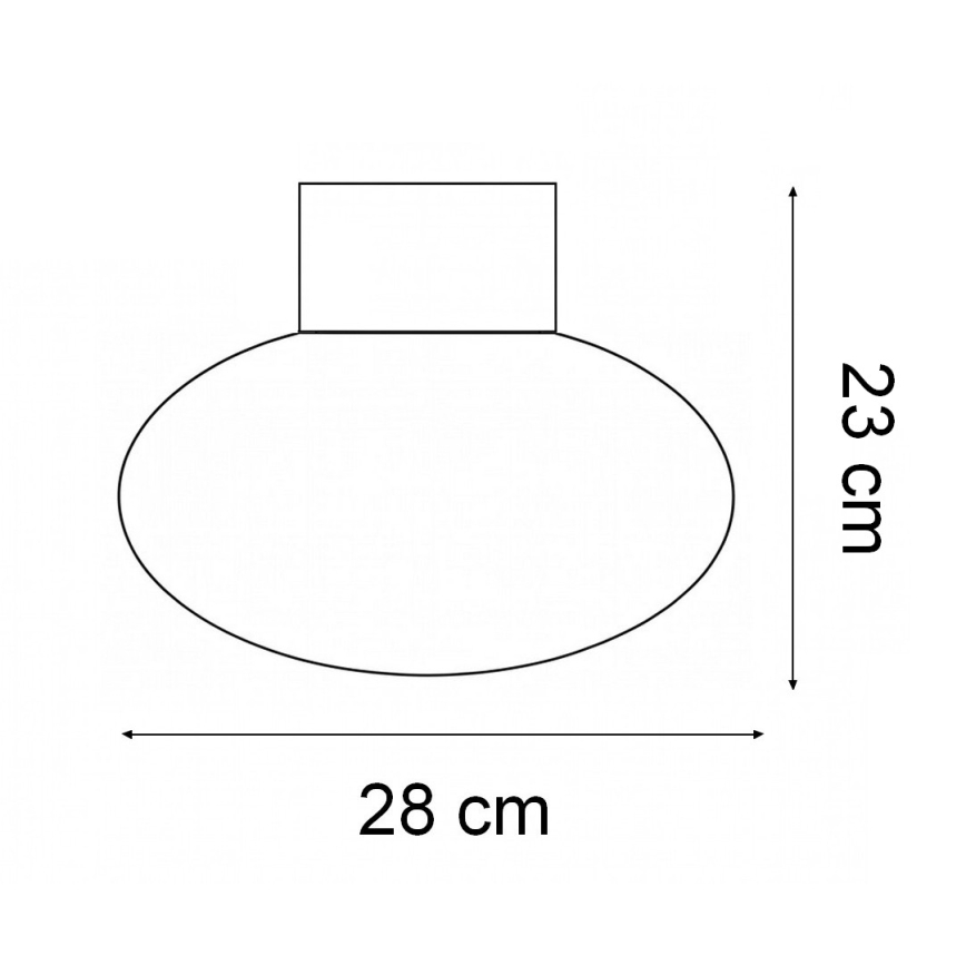 Ideal Lux - Āra griestu gaismeklis CLIO 1xE27/42W/230V Ø 28 cm IP44 antracīts