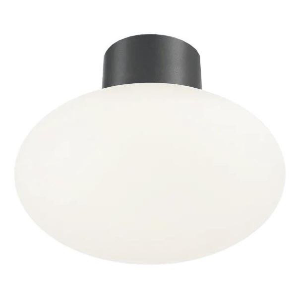 Ideal Lux - Āra griestu lampa CLIO 1xE27/42W/230V IP44 antracīta