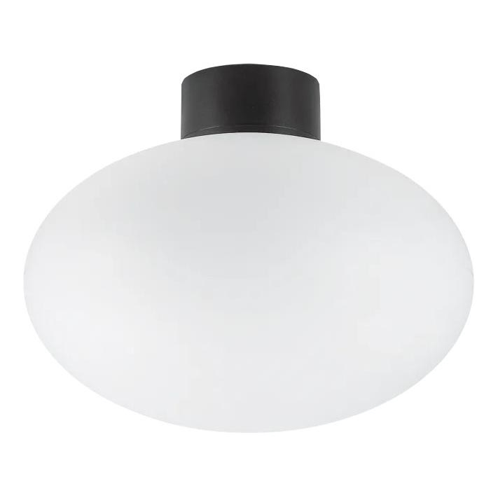 Ideal Lux - Āra griestu lampa CLIO 1xE27/42W/230V IP44 melna