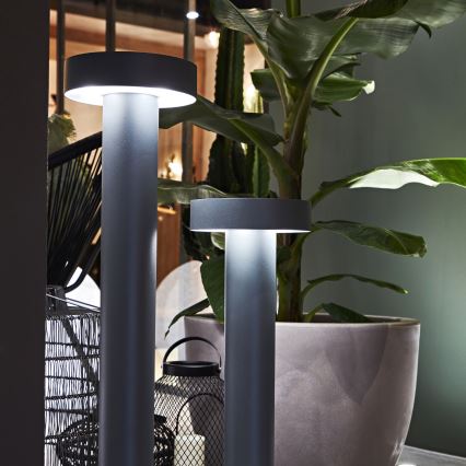 Ideal Lux - Āra lampa 4xG9/15W/230V 60 cm IP44 antracīta